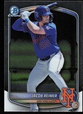 2025 Bowman Draft Chrome Jacob Reimer RC New York Mets #BDC-188