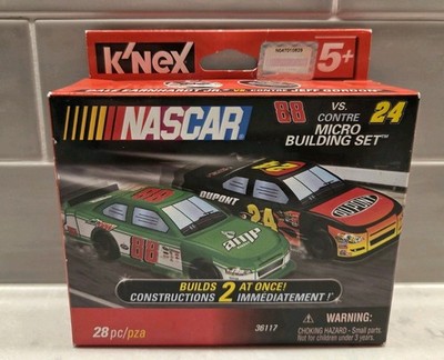 NASCAR K NEX Micro Building Set Dale Earnhardt Jr. 88 VS Jeff Gordon 24 NEW 2010