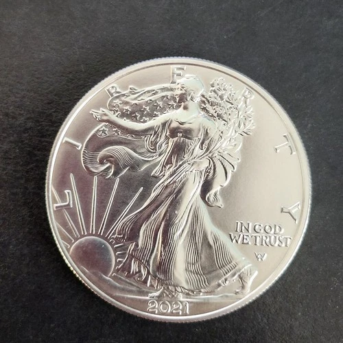 2021 American Silver Eagle $1  One Troy Ounce .999 Fine Silver