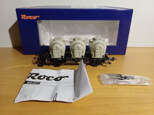 Roco 66267 H0 Behälter-Tragwagen Lbs 578 DB Epoche IV DC NEM TOP in OVP 326-8 | Condition: Gebraucht