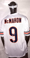 JIM McMAHON SIGNED CHICAGO BEARS ROAD WHITE JERSEY BYU Cougars  J.S.A. Certified