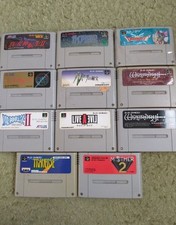 Nintendo Super Famicom Software 11 Titles Collection Japan Deal Limited
