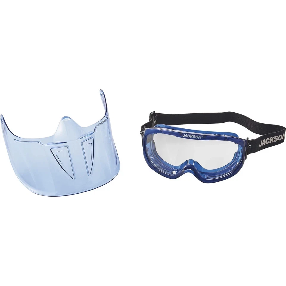 Gafas antiniebla Jackson Safety serie GPL500 premium con protector facial desmontable Foto 2 de 4