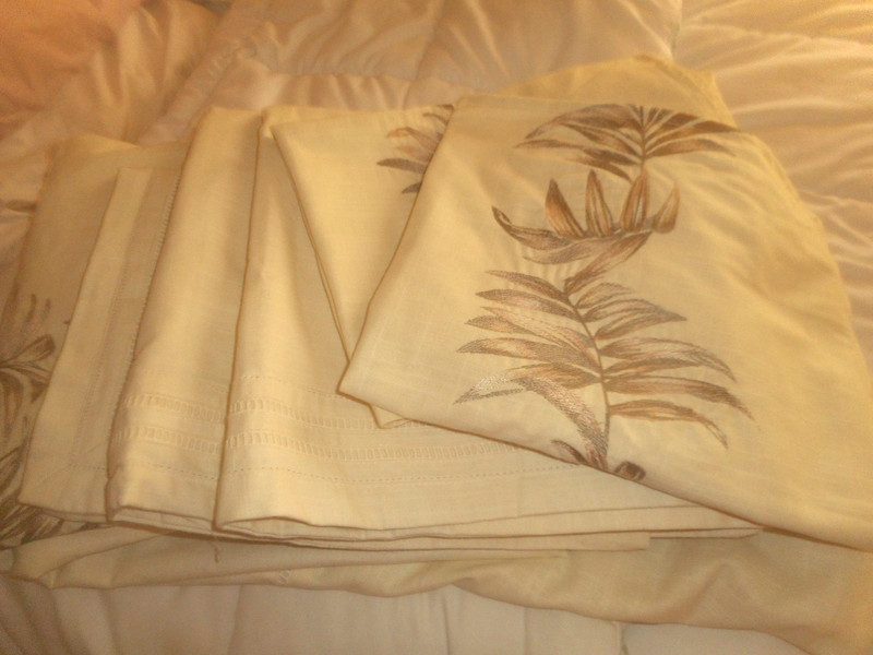TOMMY  BAHAMA CANYON  PALMS  FULL/QUEEN  DUVET  SET  ( 6  PIECES )  COTTON  NWOT