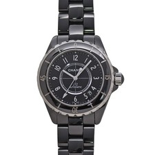 CHANEL J12 38mm Automatic Men's Watch Black Ceramic Stainless Steel 200m