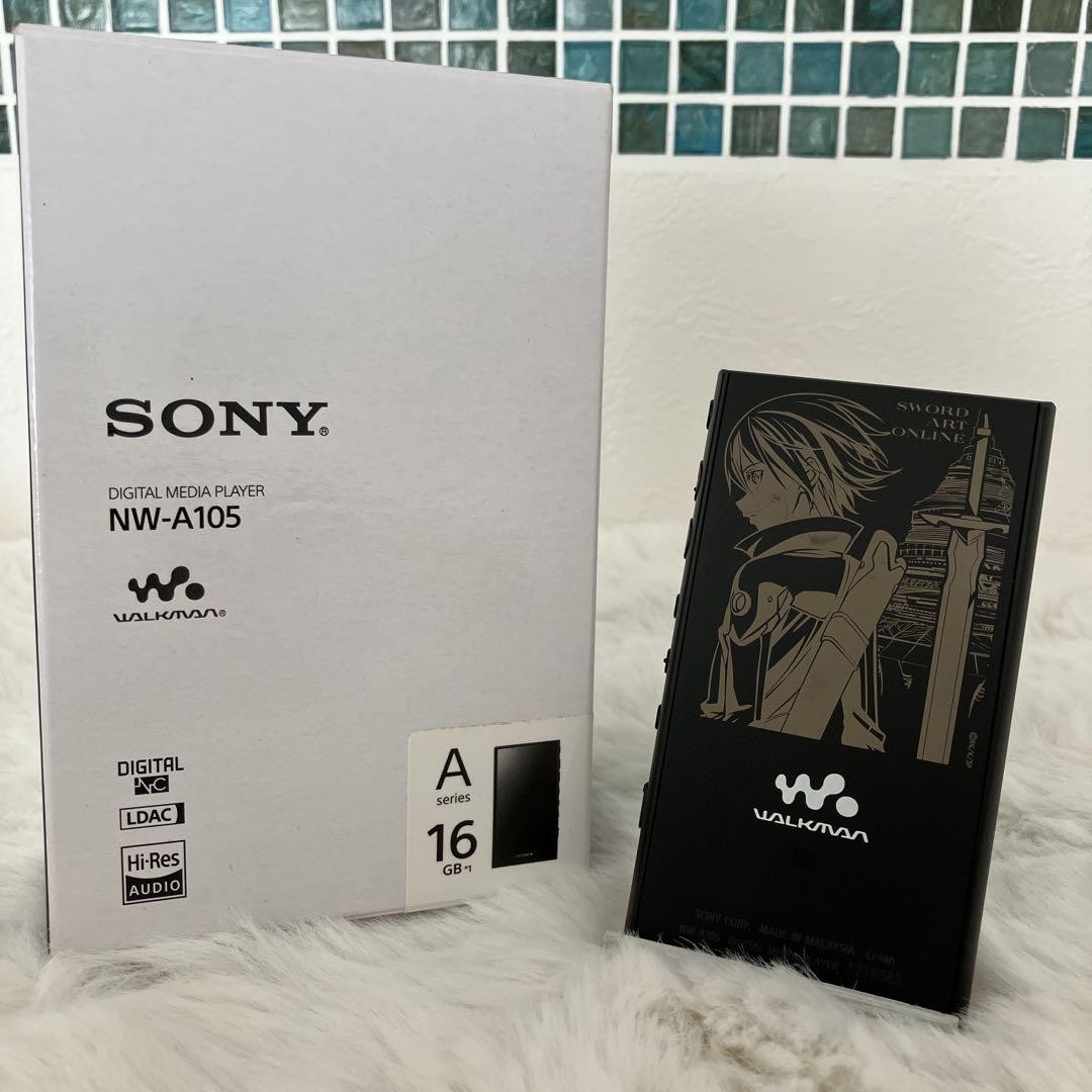 SONY NW-A105 16GB ウォークマン SAO キリト SONY Nw-A105 16GB Walkman SWORD ART ONLINE Sao Kirito | eBay