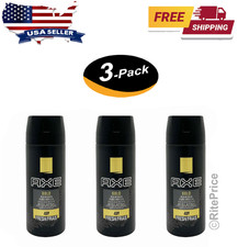AXE Body Spray Gold Oud Wood Dark Vanilla Deodorant Body Spray 5oz 3 Pcs -New