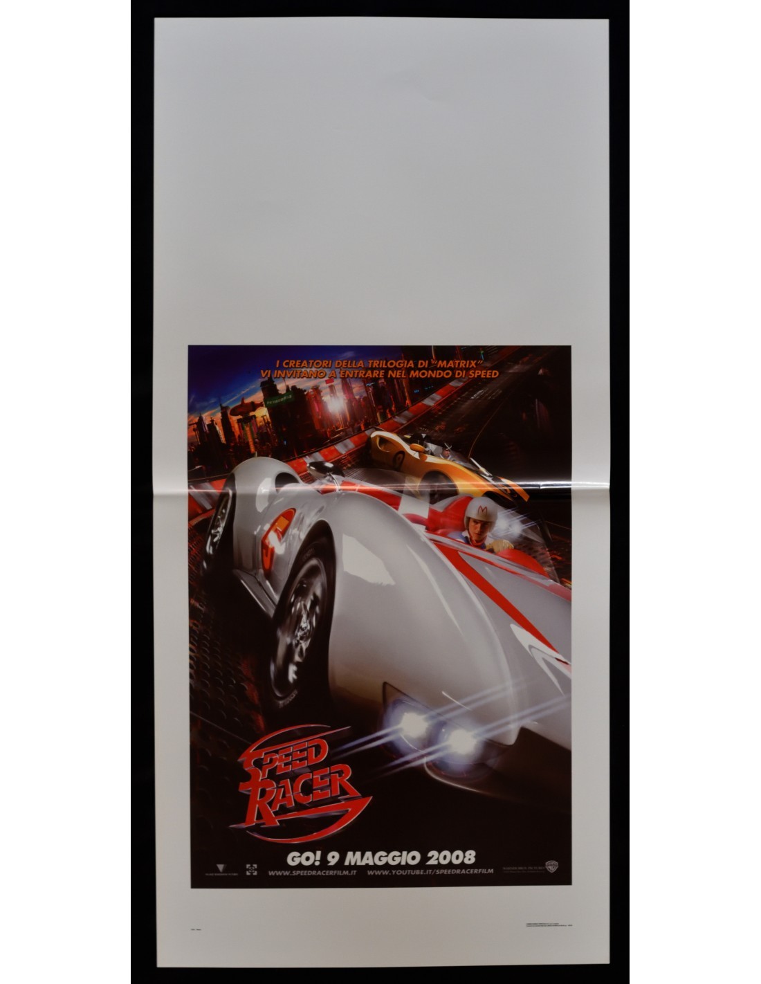 Locandina originale film Speed Racer (2008) - Regia di Lana Wachowski, Lilly Wachowski