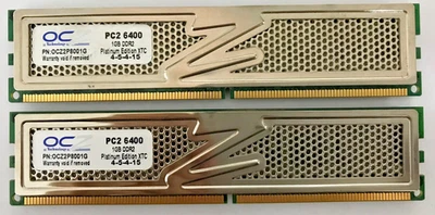 OCZ Platinum Edition XTC 2GB (2x1GB) DDR2 OCZ2P8001G PC2 6400 #R2864 - Bild 1 von 2
