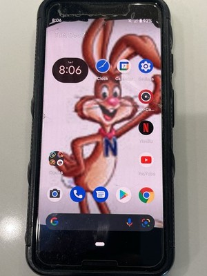 Google Pixel 3 64GB  Black Android Version 12 OS Smartphone