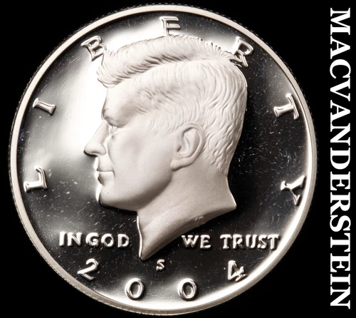 2004-S Silver Kennedy Half Dollar - Choice Gem Proof  Lustrous  #i6500