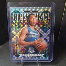 2024-25 Panini Mosaic Rookie Introductions Prizm Rob Dillingham Timberwolves #12