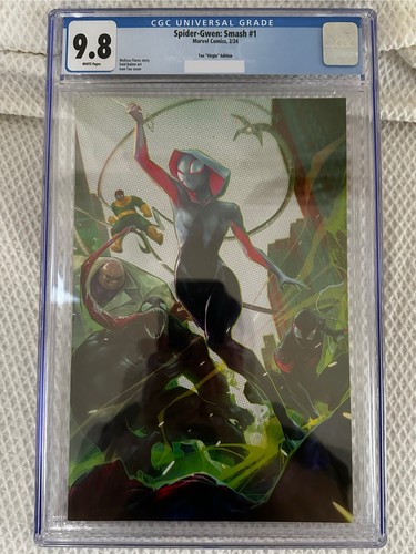 Spider-Gwen: Smash #1 (2024) Ivan Tao Virgin 1:100 CGC 9.8
