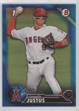 2016 Bowman Draft Draft Picks Blue 34/150 Connor Justus #BD-61 7qg