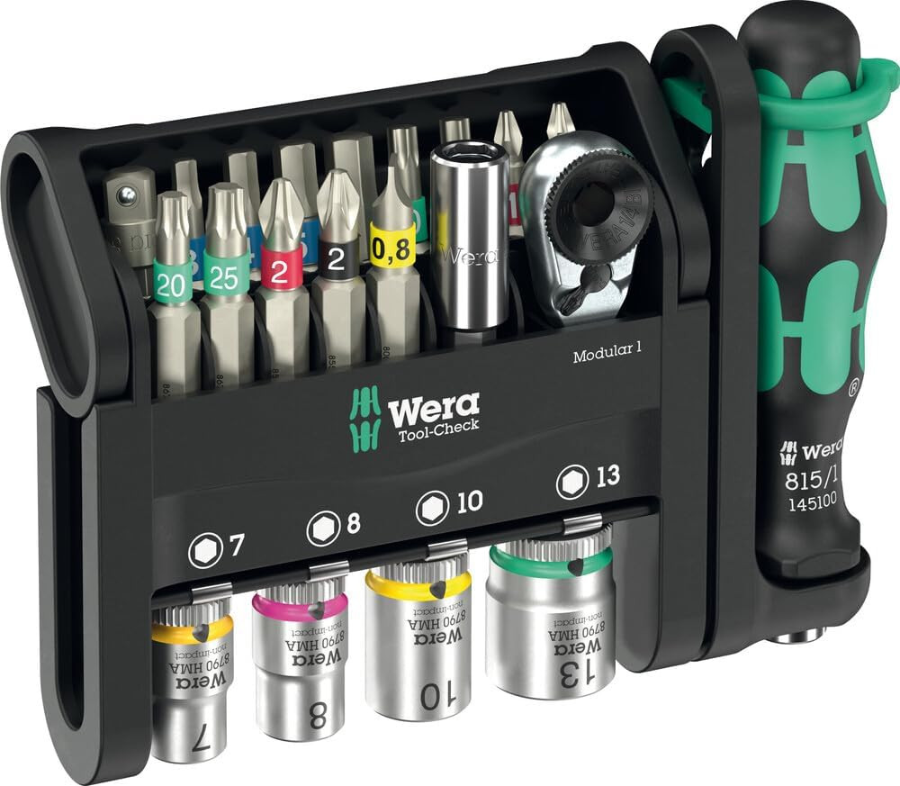 Wera Tool-Check Modular 1: L'Eccellenza dei 21 Pezzi per la Tua Officina
