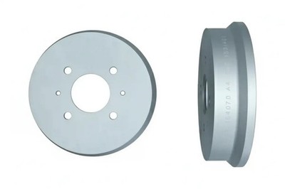 2x Bremstrommel Hinterachse beschichtet 104070 KAMOKA für SMART MITSUBISHI