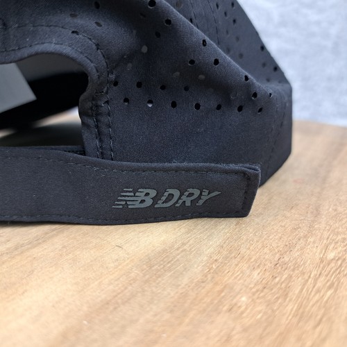 New Balance Hat Cap Strap Back Black NB Dry 2022 NYC HALF Marathon Running Mens - Picture 6 of 10