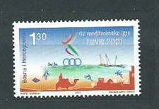 Bosnia - Mail 2001 Yvert 358 ** Mnh Tunisia Sets