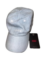 NWT Levi's Denim Logo Baseball Cap Blue Casual Performance