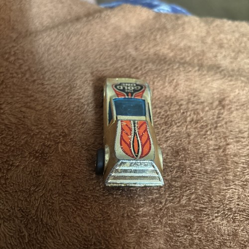 LOOSE 1:64 HOT WHEELS 1977 GOLD CHROME BUZZ -OFF/ HONG KONG BASE - Picture 6 of 10