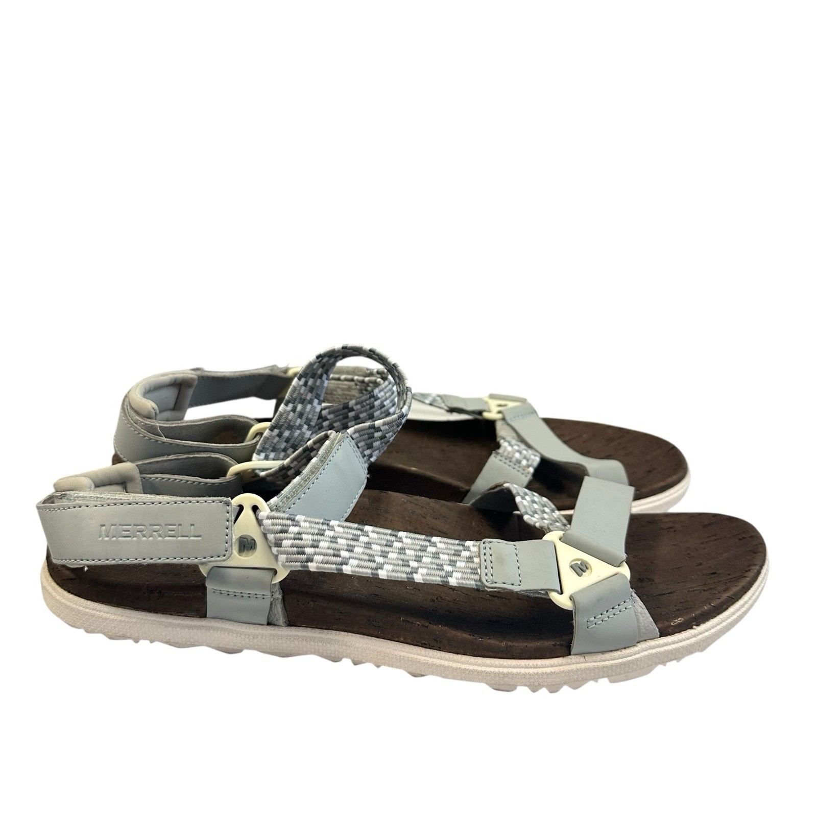 MERRELL SANDALI DONNA TG 11 AROUND TOWN SUNVUE TESSUTO BLU PERFORMANCE