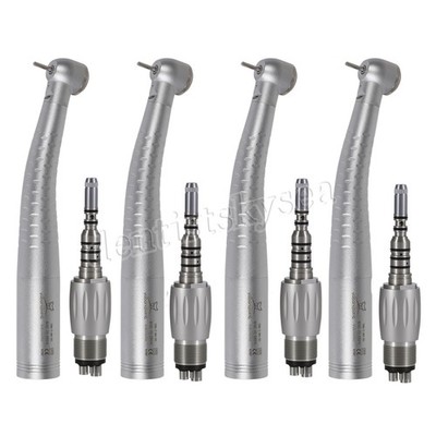4X Dental Handpiece High Speed Fiber Optic fit KaV MULTIflex + 4H LED Coupler