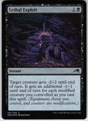 Foil Lethal Exploit 107 Kamigawa: Neon Dynasty C