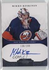 2011-12 Panini Dominion Auto Rookies 136/199 Mikko Koskinen #128 Auto 05u8