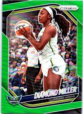 2025 Panini Prizm WNBA #27 Diamond Miller Green Prizms