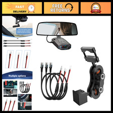 Radar Detector Mount Hard Wire Power Cord Kit for Rearview Mirror - 16