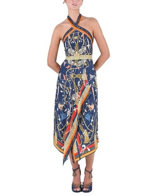 Marchesa Notte Maxi Day Dress Women's