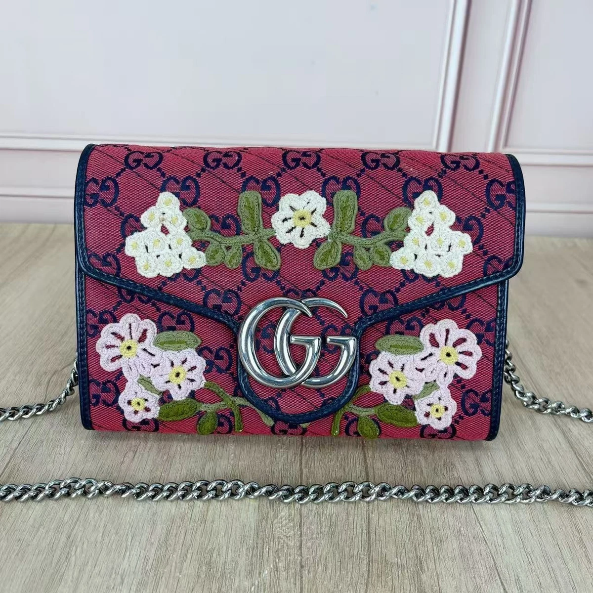 Gucci Embroidered Red Bags & Handbags for Women for sale | eBay