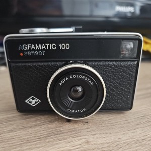 Agfa Agfamatic 100 Sensor 126 Film Camera Colorstar Parator Working + Case
