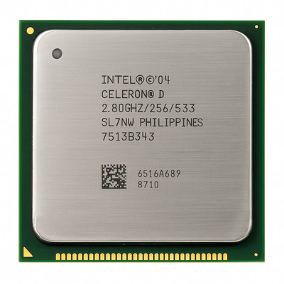 Intel Celeron D 2.80GHz Sockel 478   alte CPU für Retro Gaming PC oder Upgrades