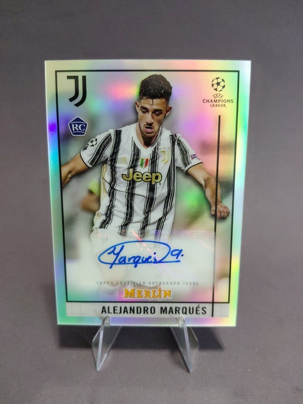 Alejandro Marques Rookie Auto Refractor - 2020-21 Topps Merlin - Juventus