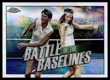2021 Topps Chrome Battle of the Baseline Margaret Smith Court/Rosie Casals #BB-5