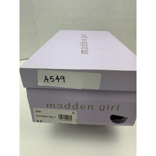 Scarpe sneakers casual Madden ragazza donna taglia 6,5 Giia basse bordeaux - Foto 11 di 12