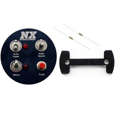 Nitrous Express For Gauge Pod Switch Panel For 2-116in Gauge Pods