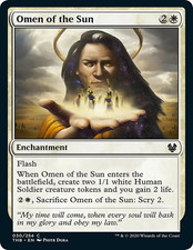 Omen of the Sun MTG single, regular, common, Theros Beyond Death 030/254