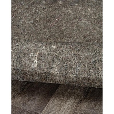 Linon Underlay Premier Plush Felt 2'x3' Rug Pad in Gray