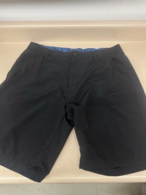 Denali Shorts Mens 36x8  Black Performance Stretch Walkshorts Quick Dry