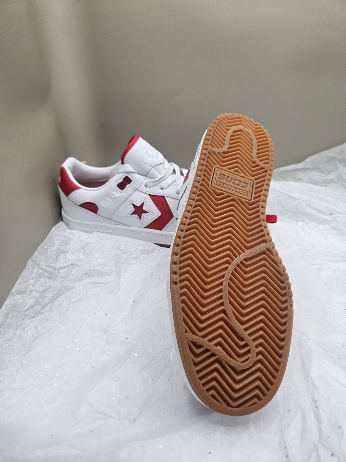 CONVERSE AS-1 Pro A08130C Gum White Orange Shoes Mens Sz NEW thumbnail 3