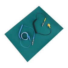 Anti Static Mat Set with Wrist Strap and Grounding Wire Electrostatic Discharge