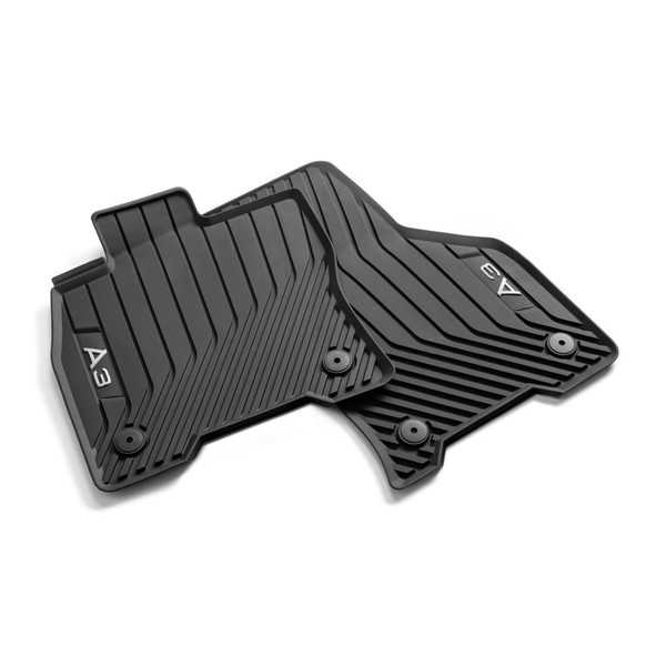 Original Audi A3 AllwetterfußMatten GummifußMatten Vorne 8Y1061501B 041-image