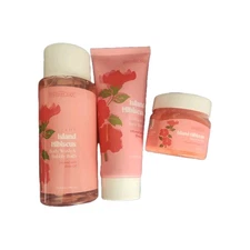 Spathecary ISLAND HIBISCUS Bath & Body Collection  - Body Wash, Scrub, And Balm
