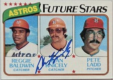 1980 TOPPS Alan Knicely Auto Card #678 RC Houston Astros Rookie Signed MLB. rookie card picture