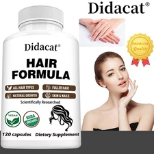 Natural Hair Growth Capsules-Natural Formula-Healthy Hair-Healthy Skin