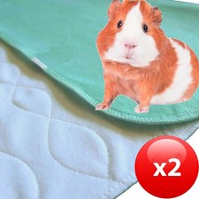 2 Stk Pipipads Pee-Pad 30 x 75 cm Unterlage für Kleintiere Nagetiere wasserdicht