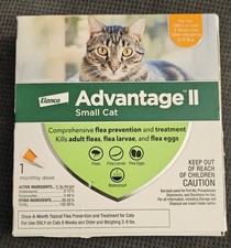 Elanco Advantage II Small Cat 5-9 lbs Topical Flea Prevention and Treatment