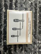 NEW 3pc Tap Wrench Set - 1/16" to 5/32" - 5/32" to 1/4" - 1/4" to 1/2"